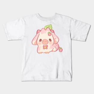 strawberry cow ♡ Kids T-Shirt